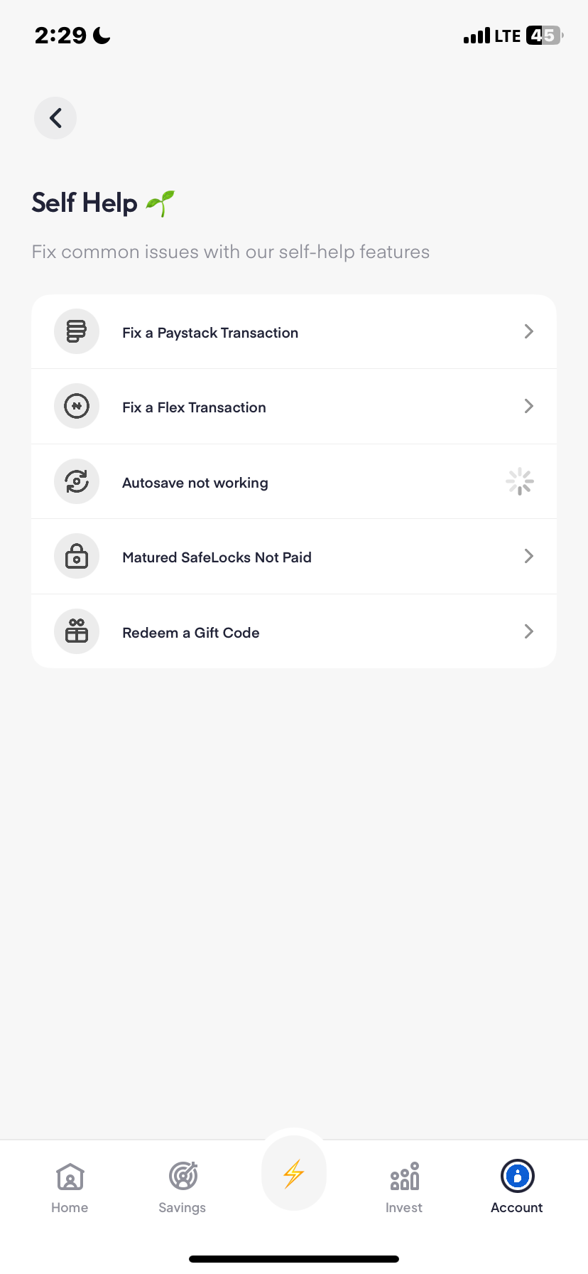  Piggyvest Profile flow