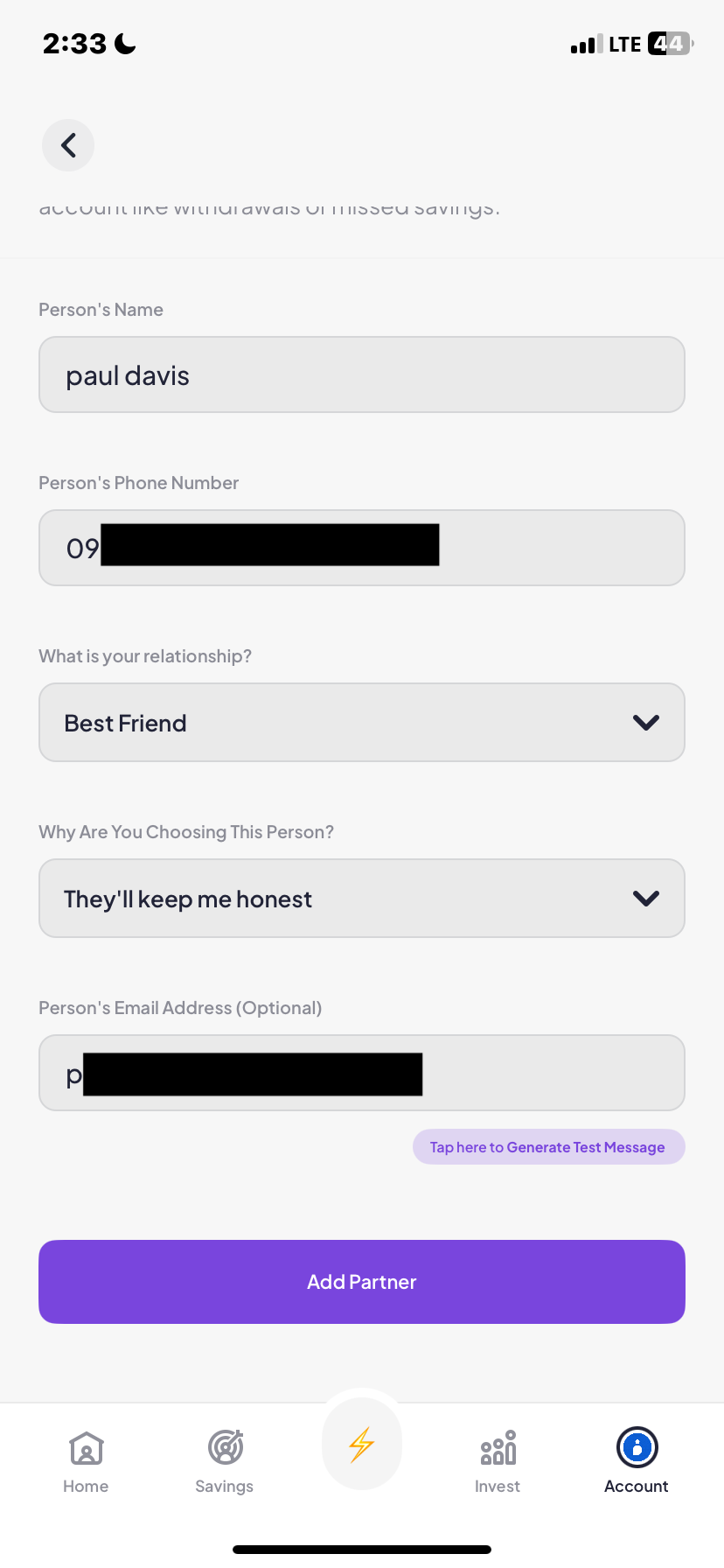  Piggyvest Set passcode flow