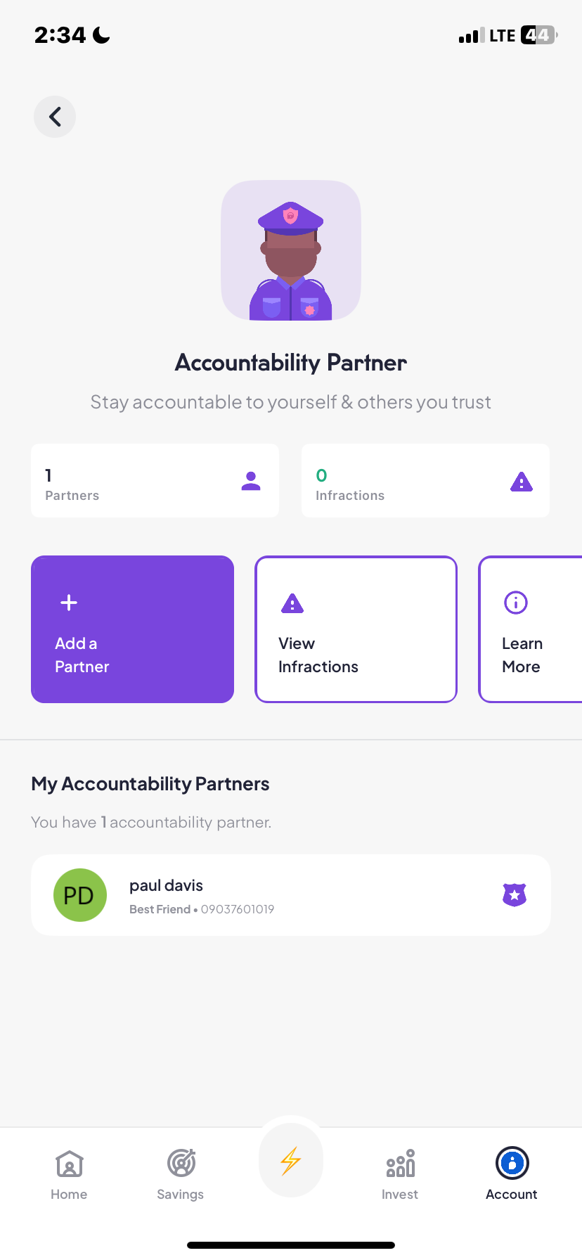  Piggyvest Set passcode flow