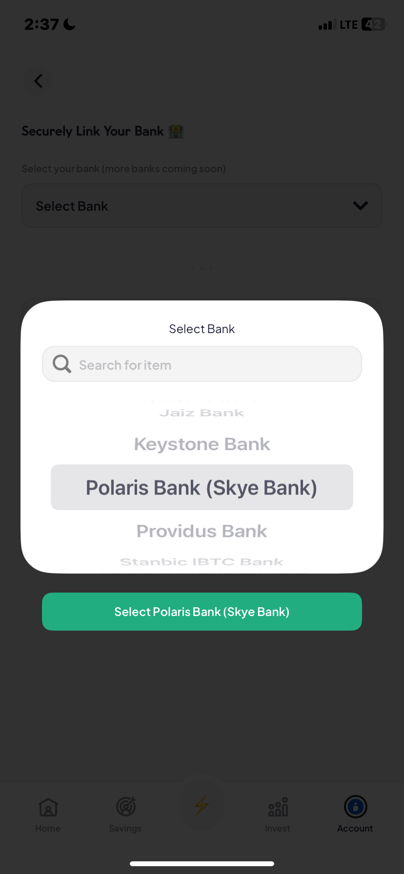  Piggyvest My profile flow
