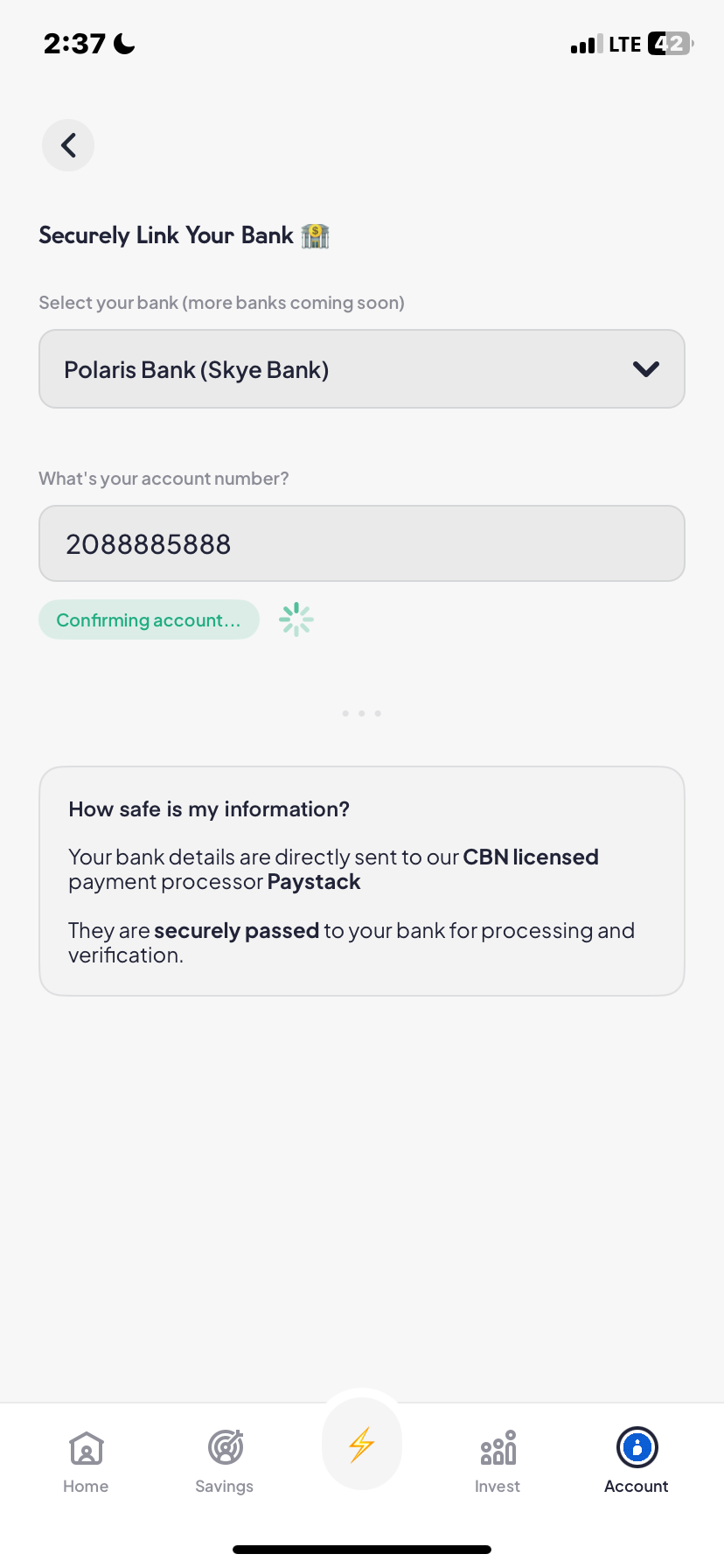  Piggyvest My profile flow