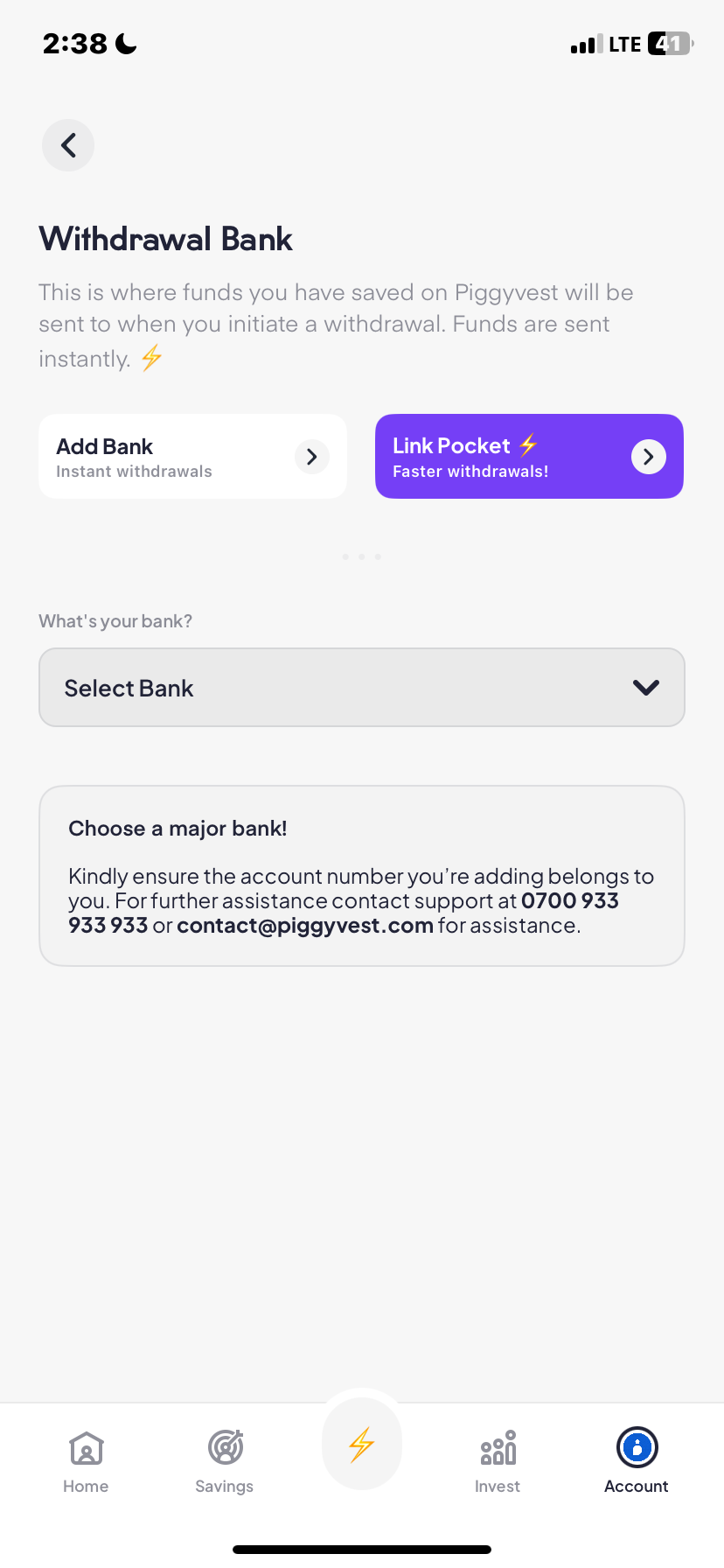  Piggyvest My profile flow
