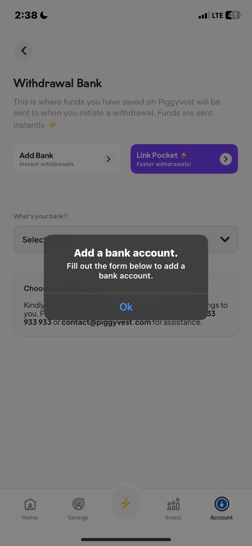  Piggyvest My profile flow