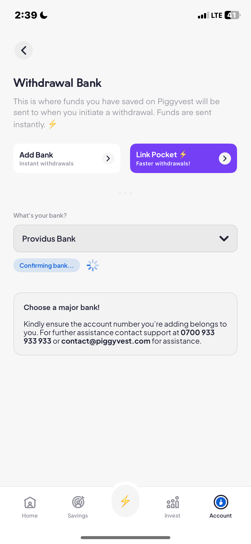  Piggyvest My profile flow
