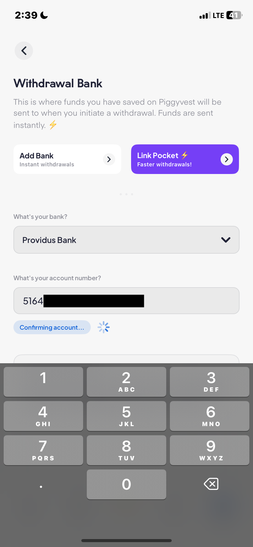  Piggyvest My profile flow