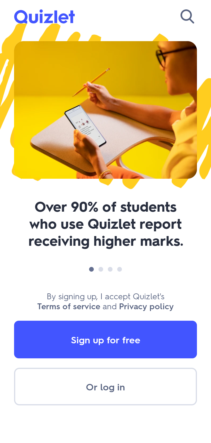  Quizlet Login flow