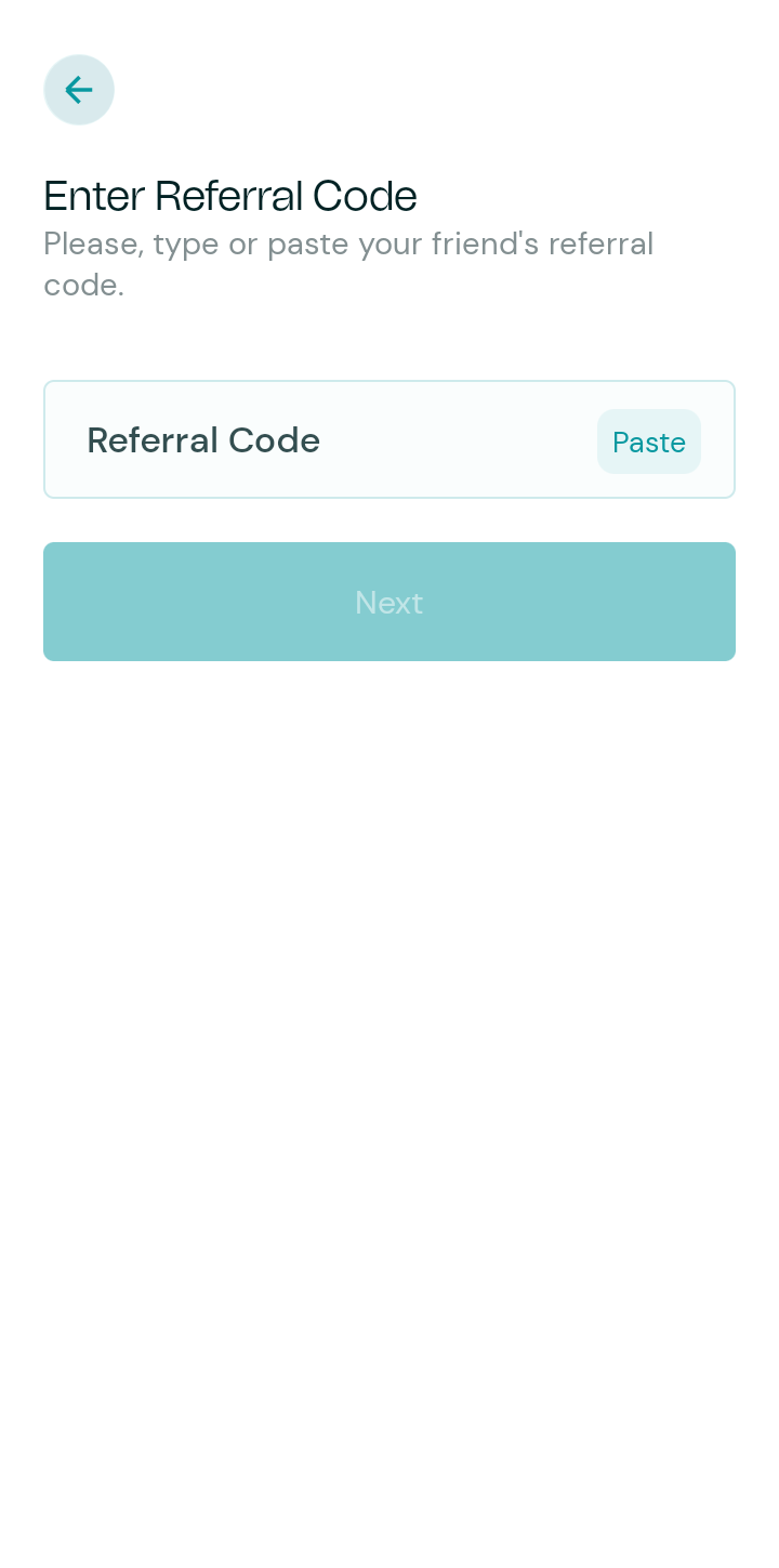  Risevest Add Referral Code user flow UI screenshot