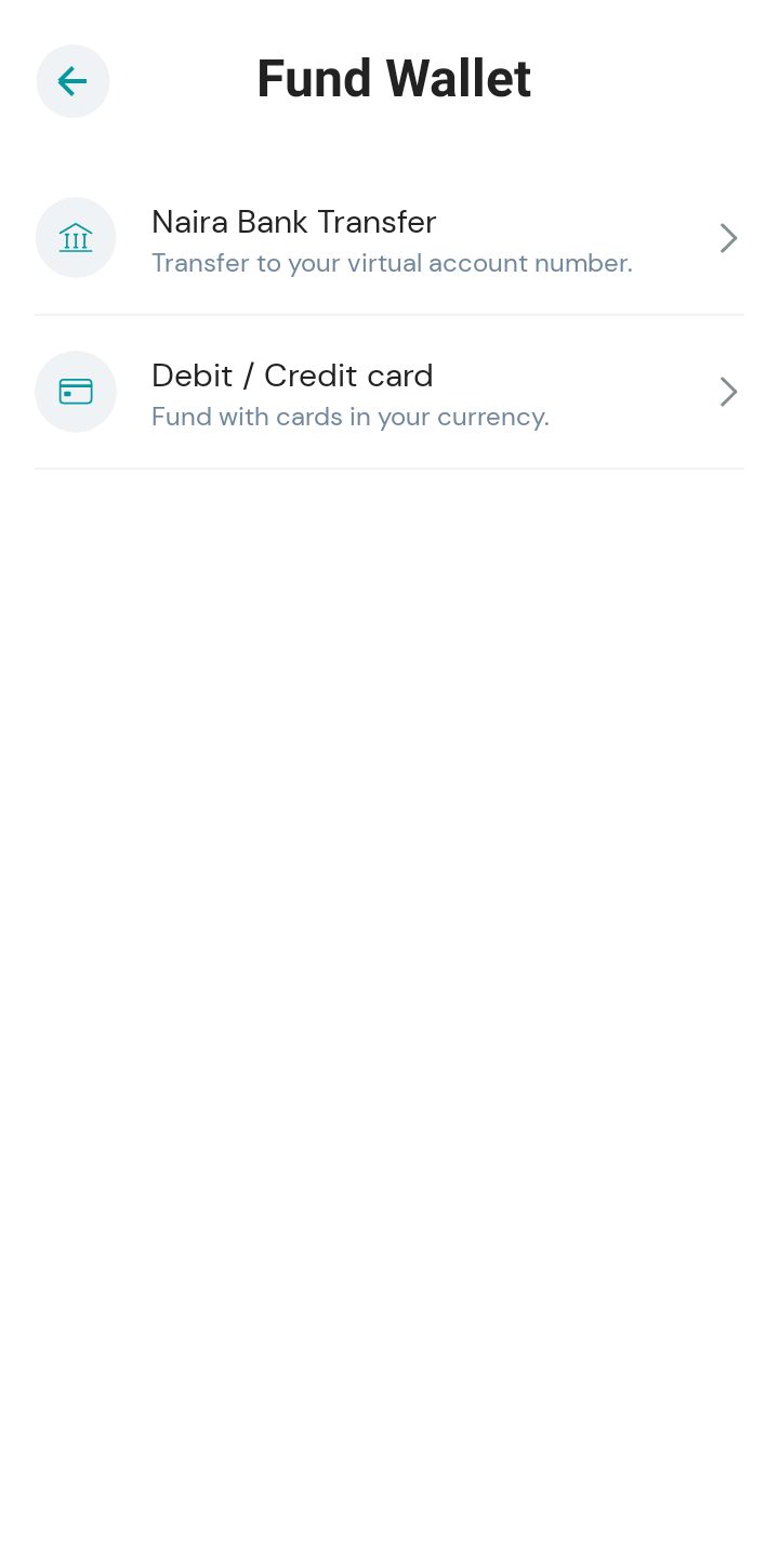  Risevest Fund Wallet user flow UI screenshot