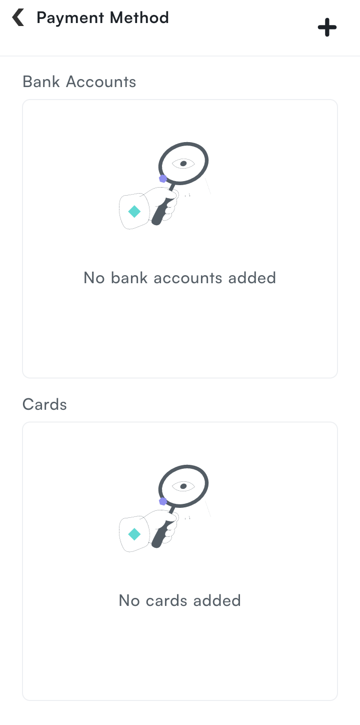  Roqqu Add Bank Account user flow UI screenshot
