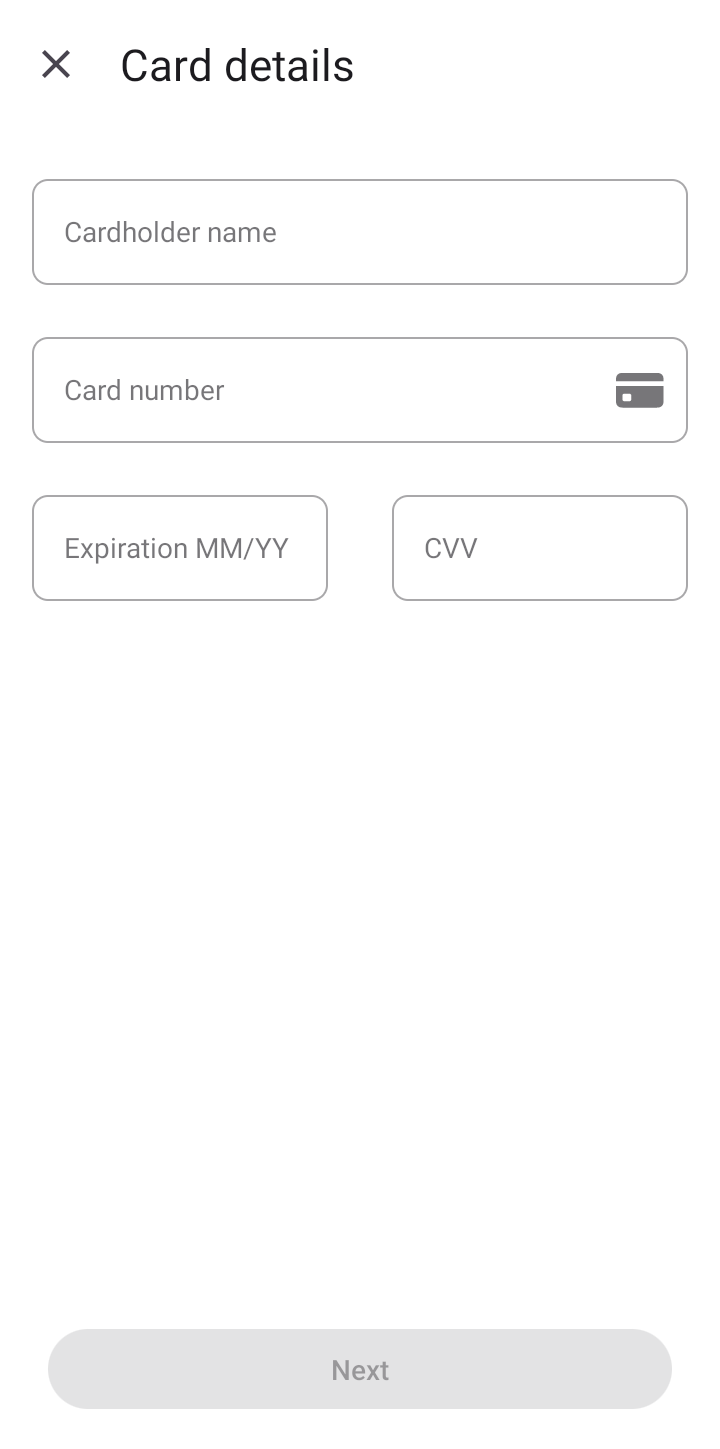  Seampay Add Card user flow UI screenshot