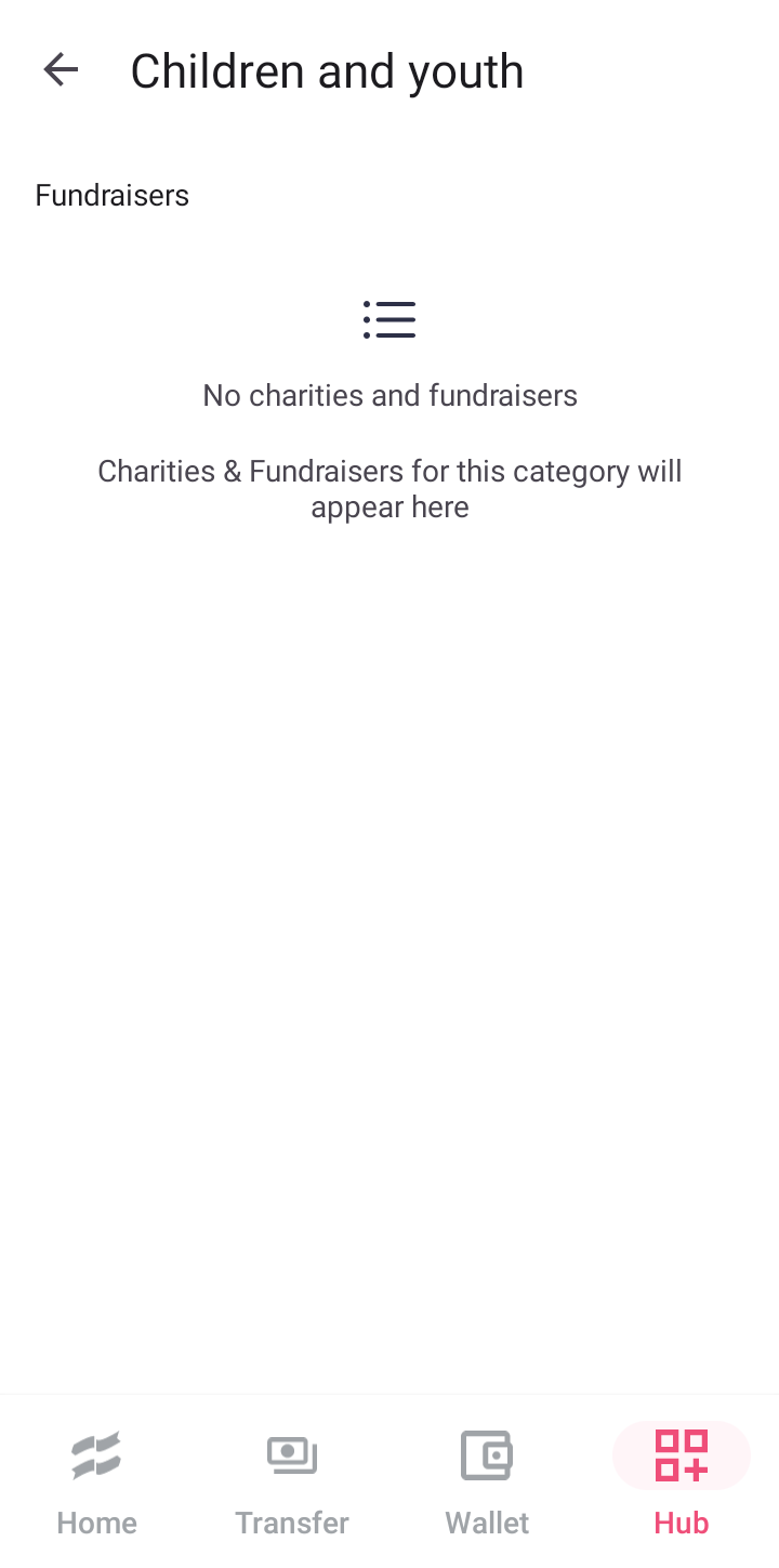  Seampay Donations user flow UI screenshot