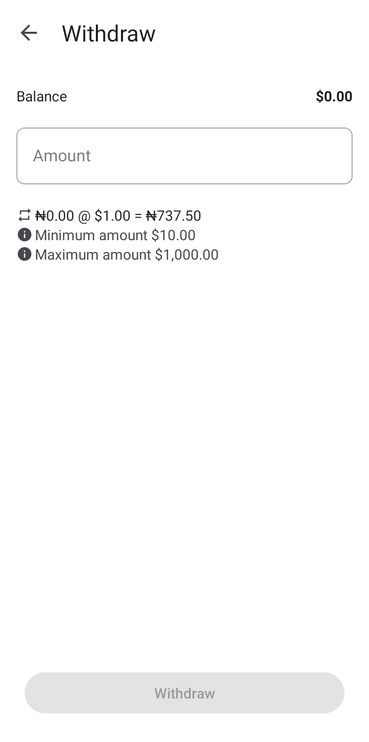  Seampay Savings user flow UI screenshot