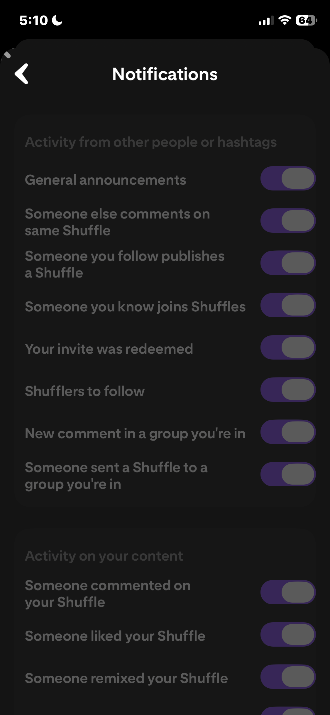 Shuffles App Flows, User Flow Screenshots & UX Patterns | Uiland