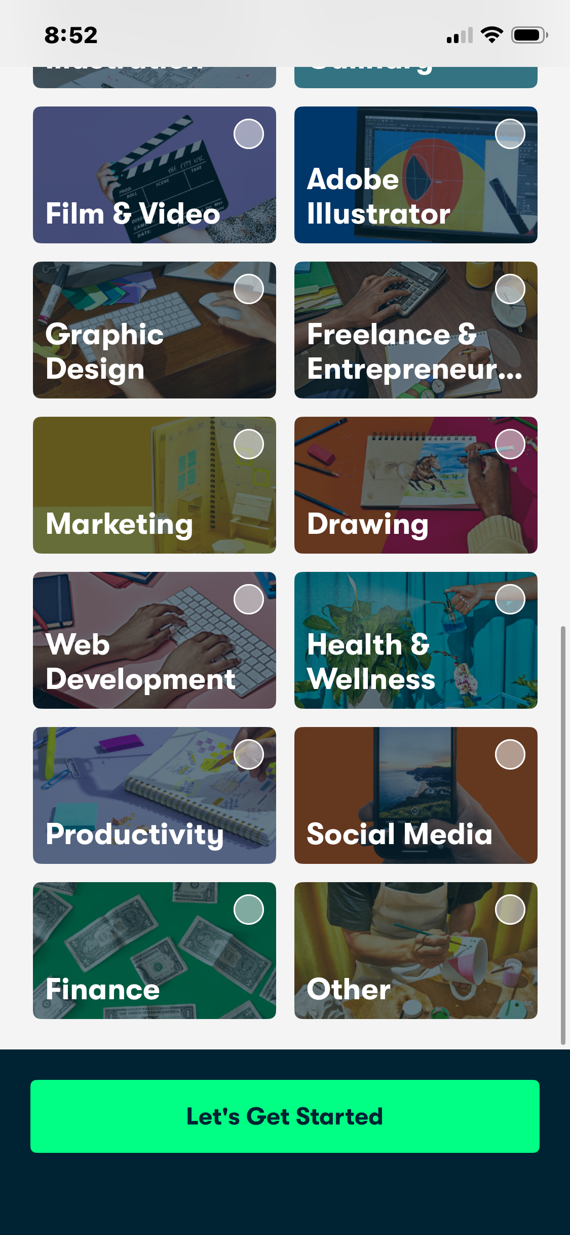 Skillshare App Flows, User Flow Screenshots & UX Patterns | Uiland
