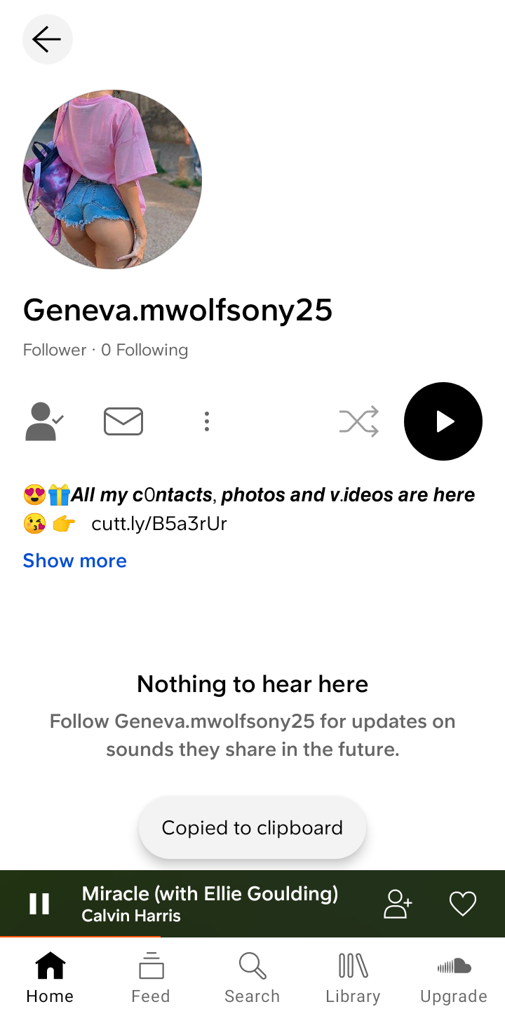  Soundcloud Sending Message user flow UI screenshot