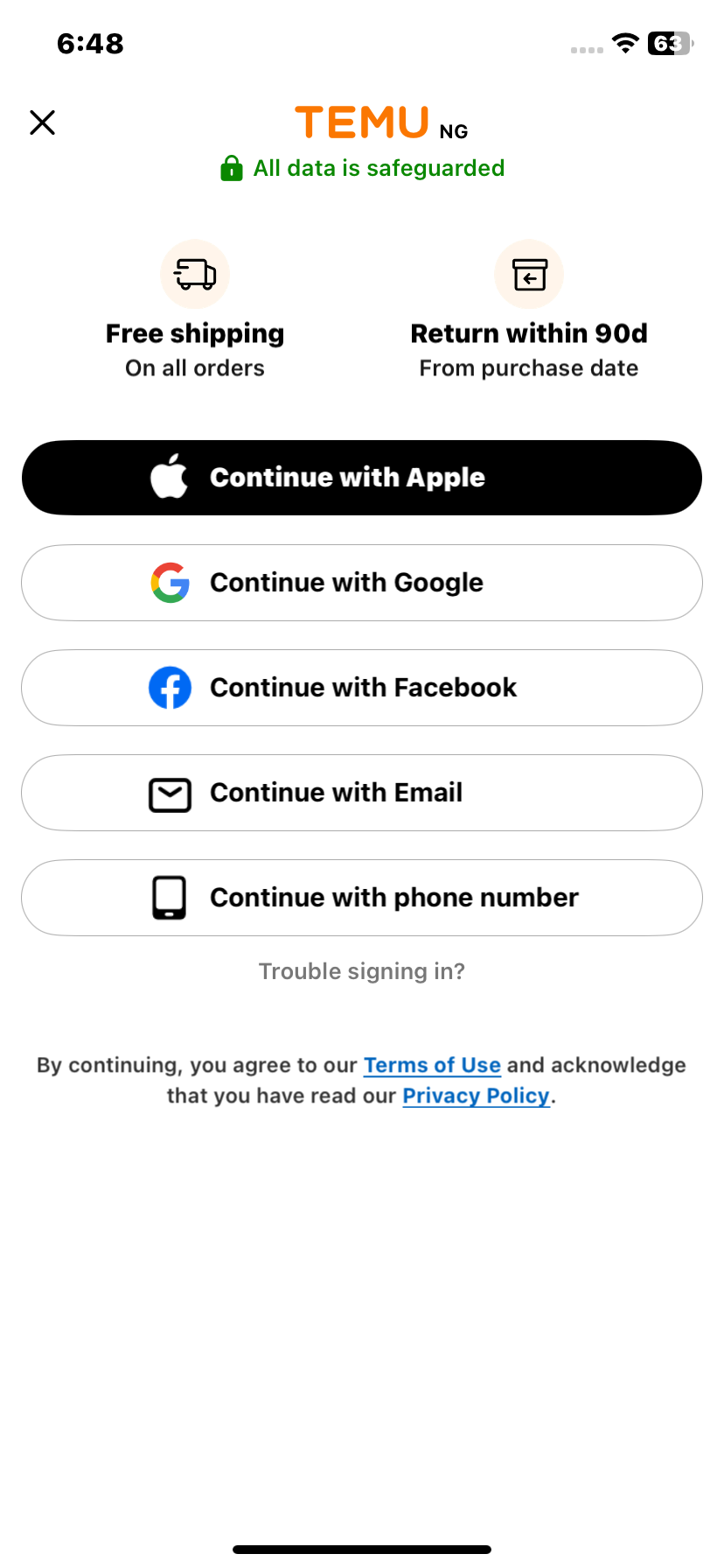 Temu App Screenshots, UI Screens & Design Inspiration | Uiland