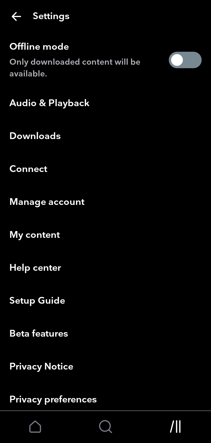  Tidal Profile Settings flow