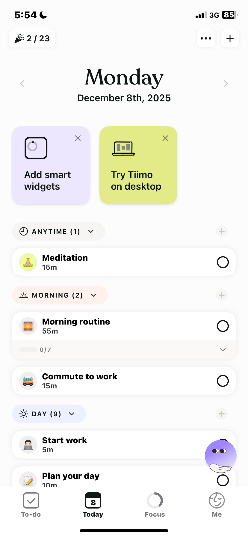 Tiimo App Screenshots, UI Screens & Design Inspiration | Uiland