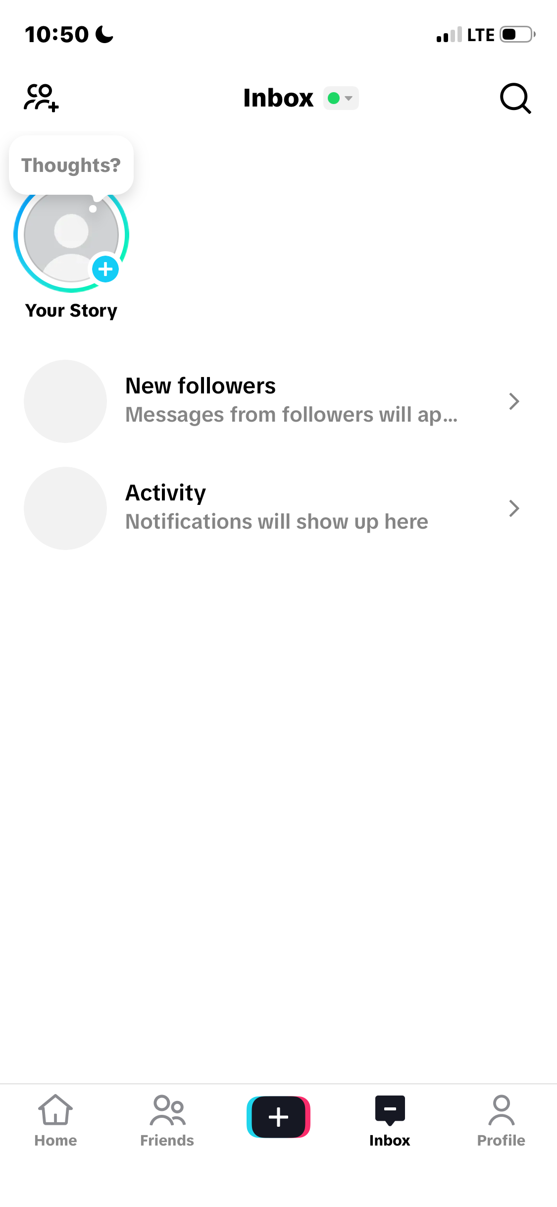Tiktok Inbox Flow Screenshots & UX Patterns | Uiland