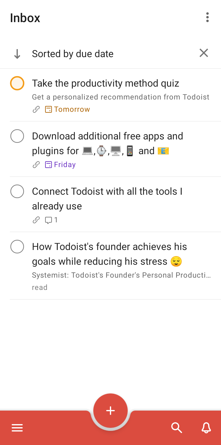 Todoist App Screenshots
