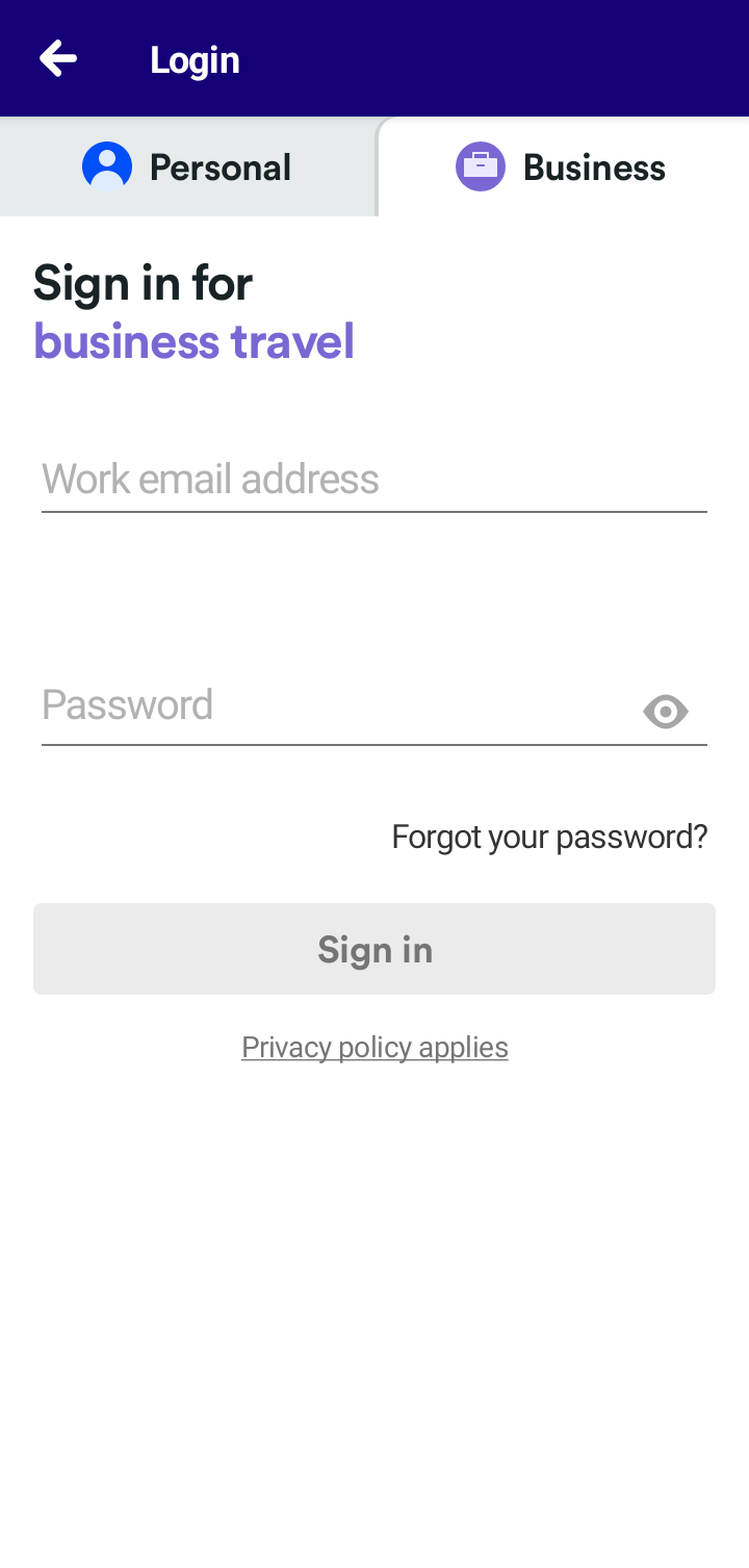  Trainline Login flow