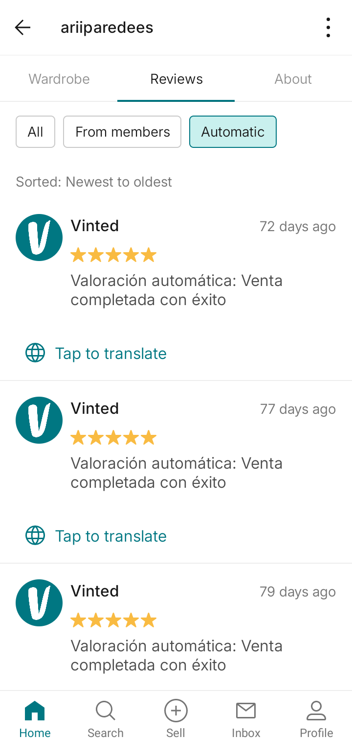 Vinted App Flows, User Flow Screenshots & UX Patterns | Uiland
