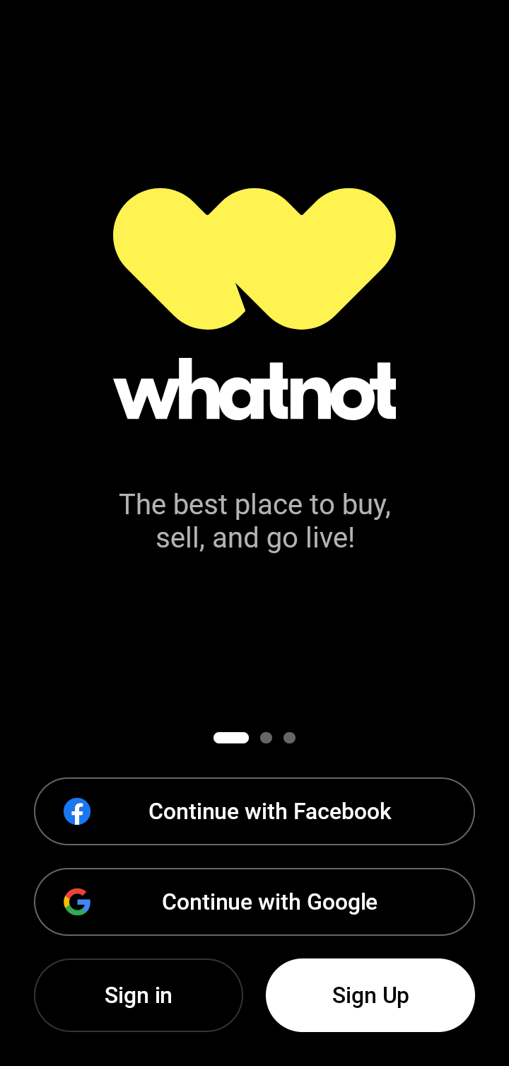  Whatnot Login flow