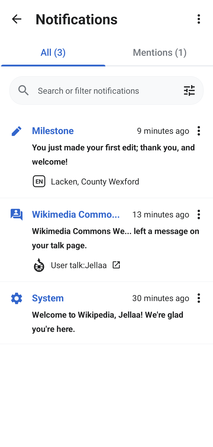  Wikipedia Notification flow