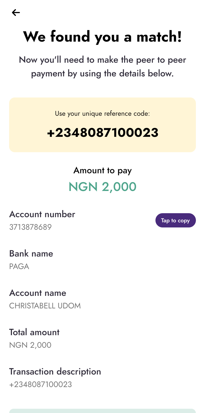  Yellowcard Fund Wallet user flow UI screenshot