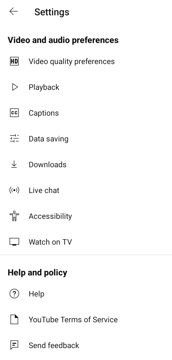 Youtube Profile Settings Flow Screenshots & UX Patterns | Uiland