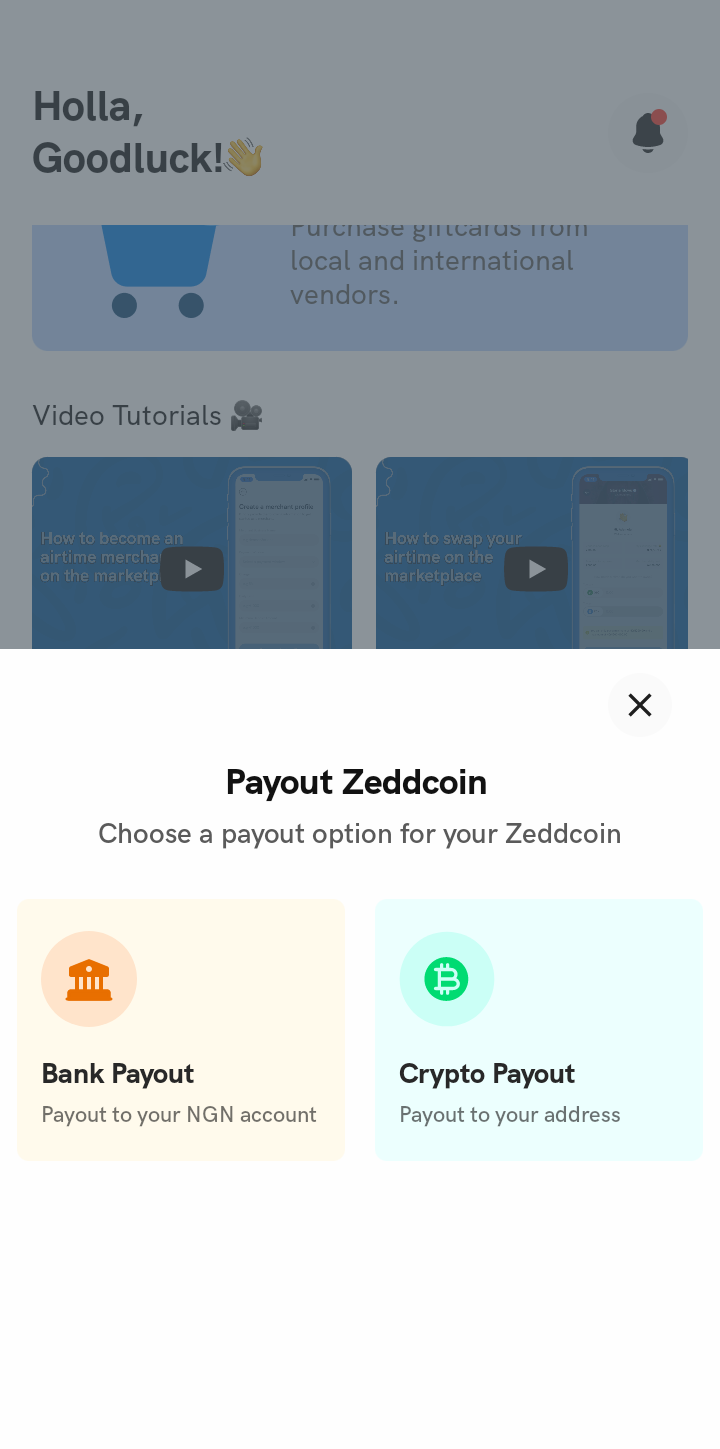  Zeddpay Withdrawal user flow UI screenshot