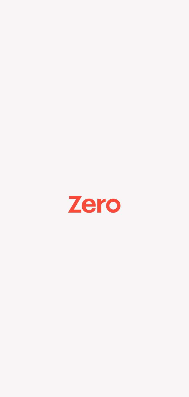  Zero Onboarding  ui screens